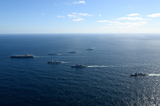 Hàn Quốc - Mỹ - Nhật Bản tập trận hải quân chung