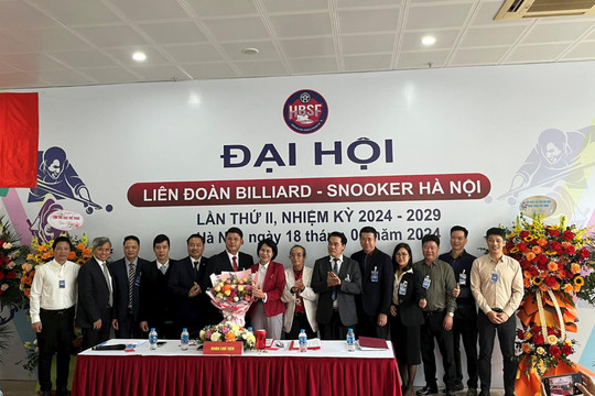 Ông Nguyễn Ngọc Hà làm Chủ tịch Liên đoàn Billiards & Snooker Hà Nội
