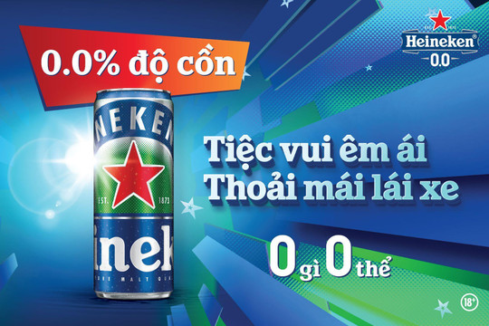 Heineken 0.0: “Bí kíp” tiệc vui êm ái, thoải mái lái xe