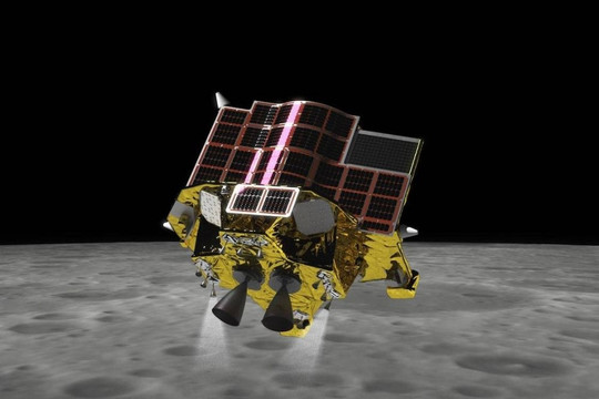 Tàu SLIM của Nhật Bản hạ cánh thành công xuống Mặt trăng nhưng không tạo ra điện mặt trời