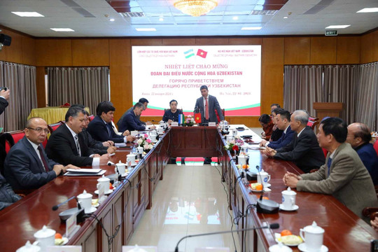 Việt Nam - Uzbekistan thúc đẩy quan hệ hợp tác song phương trên nhiều lĩnh vực