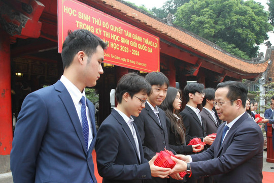 Hà Nội dẫn đầu về số học sinh đạt giải kỳ thi quốc gia