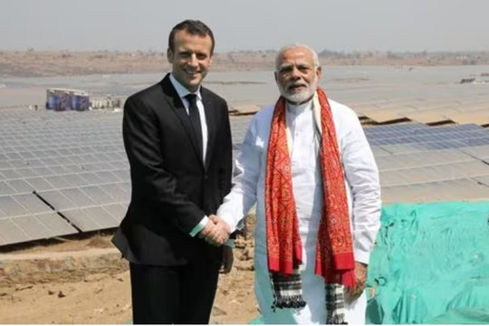 Tổng thống Pháp thăm Ấn Độ thúc đẩy nhiều thỏa thuận hợp tác song phương