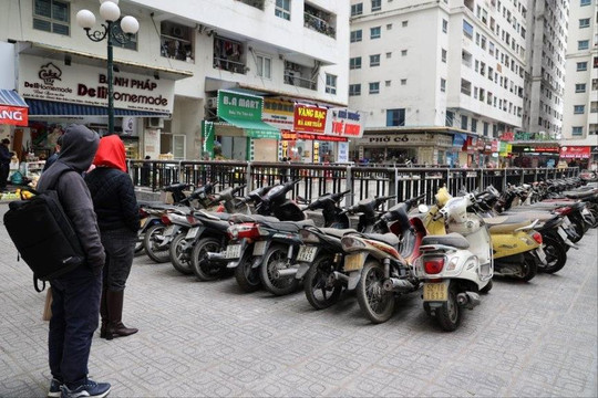 Tìm chủ sở hữu hơn 200 xe máy, xe điện vô chủ ở khu HH Linh Đàm 