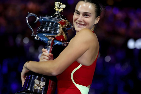 Sabalenka lần thứ hai liên tiếp vô địch Australian Open