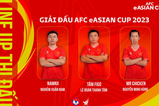 Đội tuyển eFootball Việt Nam lên đường tranh tài tại eAsian Cup 2023
