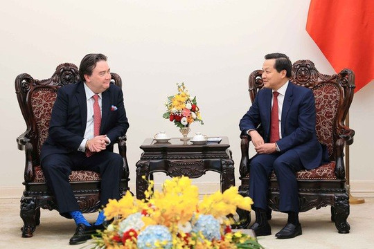 Phó Thủ tướng Chính phủ Lê Minh Khái tiếp Đại sứ Hoa Kỳ tại Việt Nam