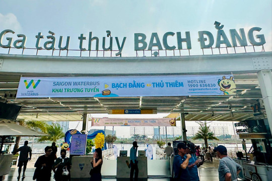TP Hồ Chí Minh khai thác tuyến vận tải hành khách đường thủy mới