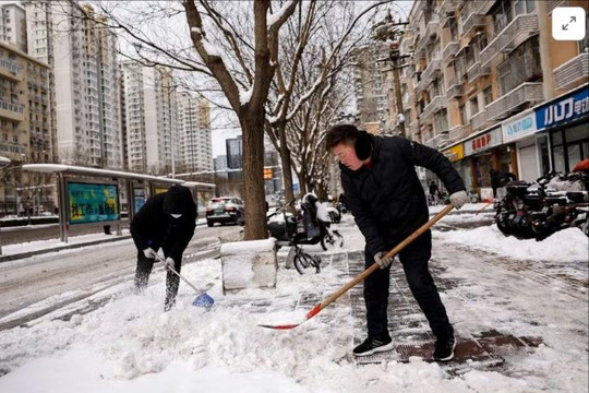 Trung Quốc cảnh báo thời tiết khắc nghiệt khi nhiệt độ giảm mạnh