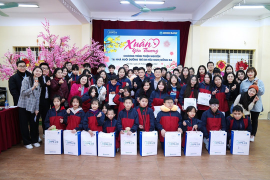 Ngân hàng Woori Việt Nam tổ chức chương trình thiện nguyện “Xuân yêu thương”
