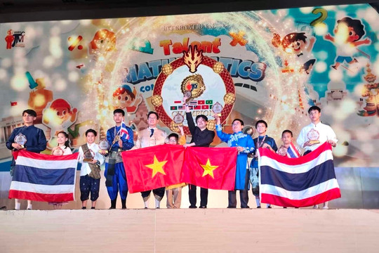 72 học sinh Việt Nam đoạt giải cuộc thi Tìm kiếm tài năng toán học quốc tế