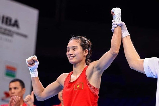 Đội tuyển boxing nữ Việt Nam tham dự vòng loại Olympic 2024