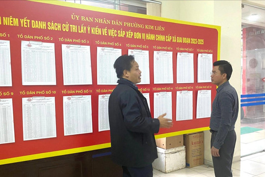Chi tiết phương án sáp nhập 25 phường tại 5 quận trung tâm Hà Nội