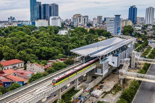 Vận hành tuyến đường sắt Nhổn - ga Hà Nội từ tháng 7-2024