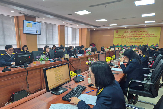 Cục Thuế thành phố Hà Nội giải đáp trực tuyến vướng mắc về quyết toán thuế năm 2023