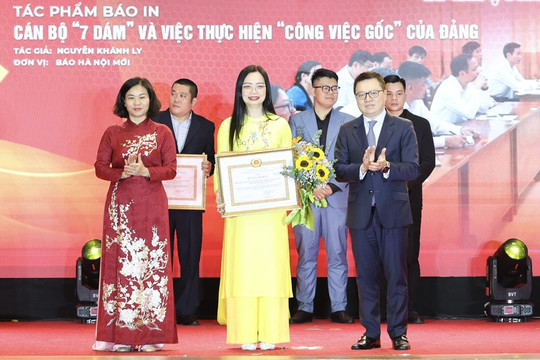 Báo Hànộimới đoạt giải A Giải Báo chí về xây dựng Đảng và hệ thống chính trị thành phố Hà Nội lần thứ VI