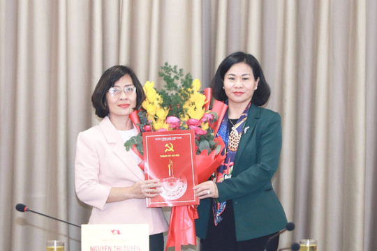 Điều động đồng chí Nguyễn Tố Quyên để bổ nhiệm chức danh Phó Giám đốc Sở Khoa học và Công nghệ