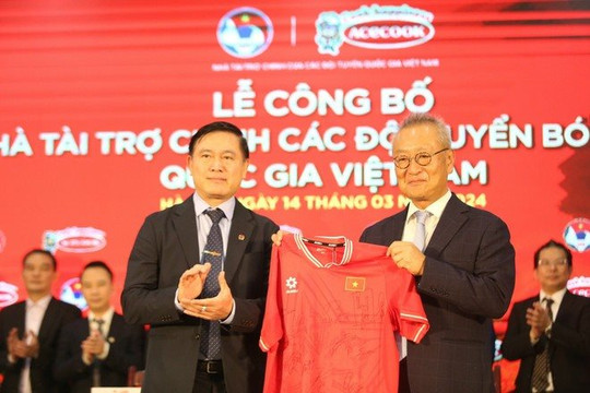 Công bố nhà tài trợ chính các đội tuyển bóng đá quốc gia Việt Nam năm 2024