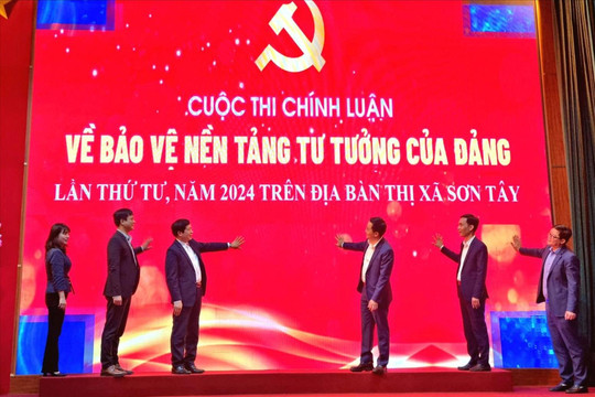 Sơn Tây: Phát động cuộc thi chính luận về bảo vệ nền tảng tư tưởng của Đảng