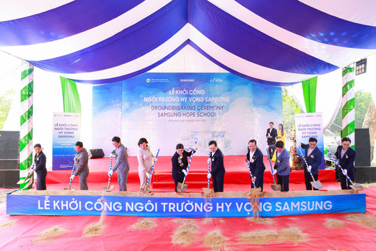 Trường học Hy vọng Samsung sẽ đào tạo 300 học sinh có hoàn cảnh khó khăn tại Bình Phước