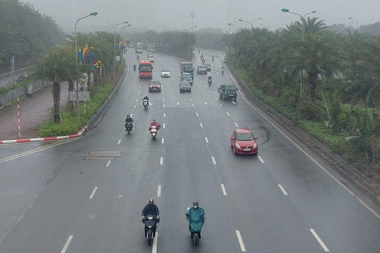 Ảnh hưởng không khí lạnh, Hà Nội mưa rét, nhiệt độ thấp nhất 17 độ C