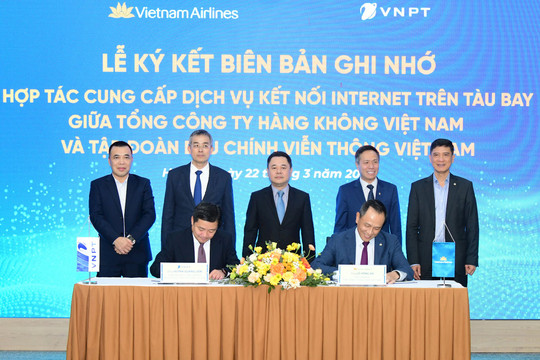VNPT và Vietnam Airlines hợp tác chuyển đổi số