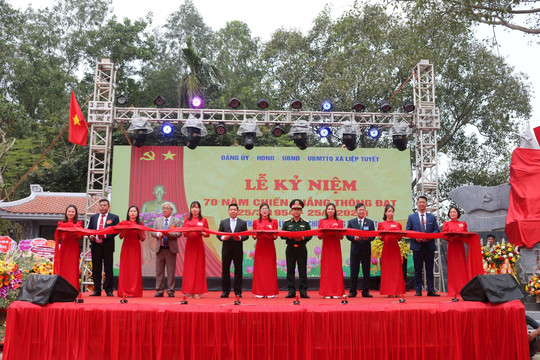 Xã Liệp Tuyết (huyện Quốc Oai) kỷ niệm 70 năm chiến thắng Thông Đạt