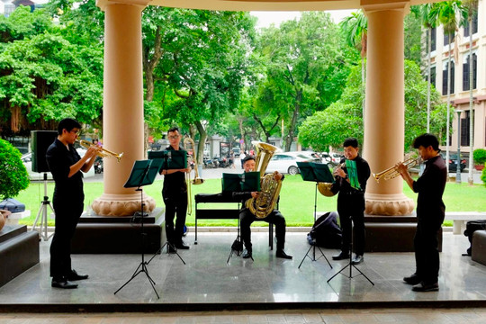 Hòa nhạc “Giai điệu mùa xuân” trong không gian Bảo tàng Mỹ thuật Việt Nam
