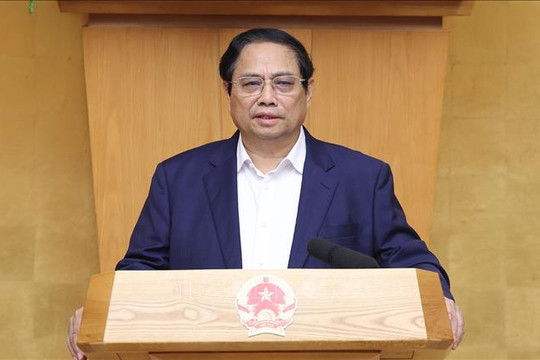 Thủ tướng Phạm Minh Chính chủ trì phiên họp Chính phủ chuyên đề xây dựng pháp luật tháng 3-2024