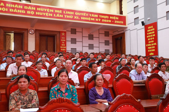 Mê Linh: Lấy ý kiến cử tri từ ngày 28-3 về việc hợp nhất hai xã Vạn Yên, Liên Mạc