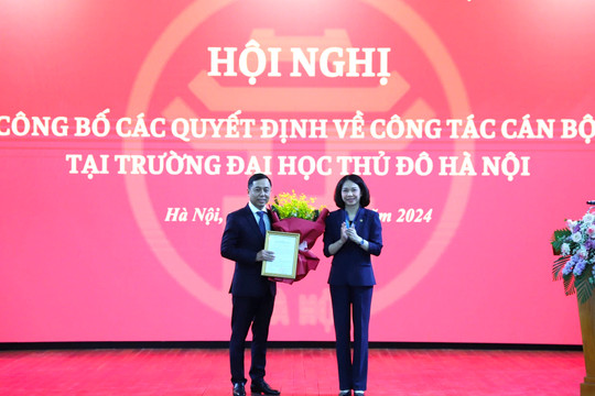 Trường Đại học Thủ đô Hà Nội có Hiệu trưởng mới