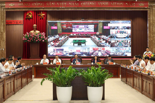 Hơn 11.000 đại biểu dự hội nghị tổng kết 40 năm đổi mới trên địa bàn Hà Nội