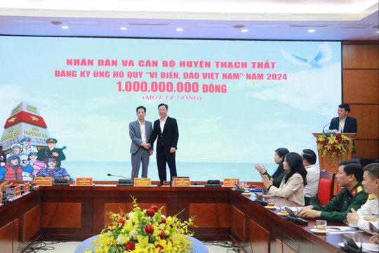 Hà Nội kêu gọi ủng hộ Quỹ “Vì biển, đảo Việt Nam” năm 2024