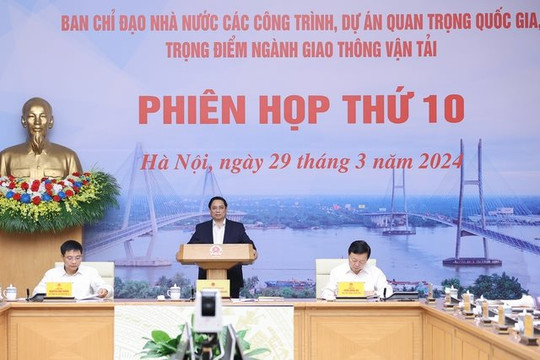 Thủ tướng Phạm Minh Chính: Thực hiện “6 hơn” trong triển khai các công trình giao thông trọng điểm