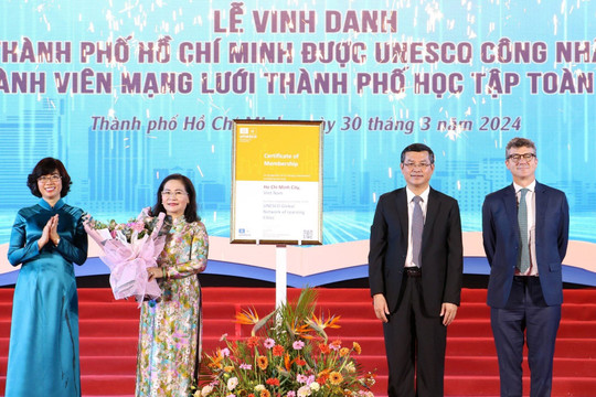 Thành phố Hồ Chí Minh là thành viên Mạng lưới thành phố học tập toàn cầu