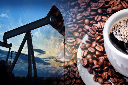 Dầu thô, cà phê tăng giá khiến chỉ số giá hàng hóa tăng 6%