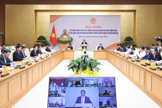 Thủ tướng Phạm Minh Chính chủ trì Hội nghị về đẩy mạnh công tác ngoại giao kinh tế
