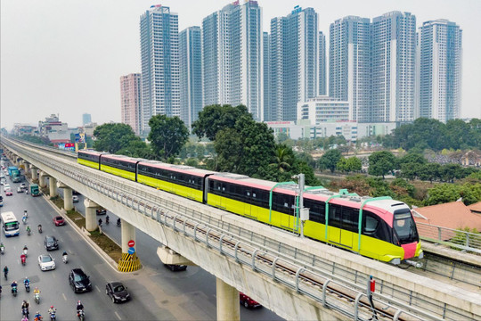 Sơ đồ 14 tuyến đường sắt đô thị được Hà Nội xây dựng