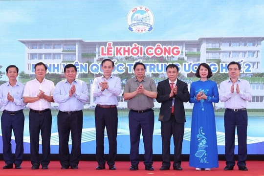 Thủ tướng Phạm Minh Chính dự Lễ khởi công Bệnh viện Quốc tế Trung ương Huế 2