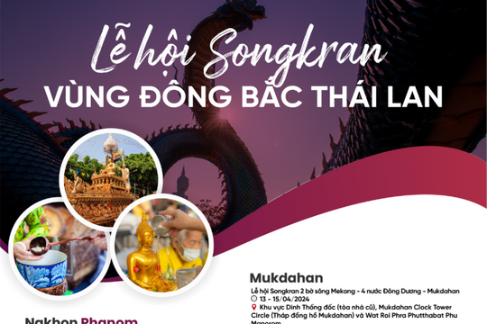 Thái Lan kỷ niệm lễ hội Songkran hoành tráng trên khắp mọi miền vương quốc