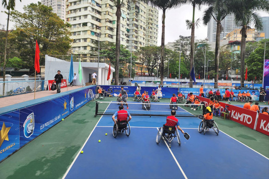 Cầu Giấy tạo sân chơi thể thao cho người khuyết tật