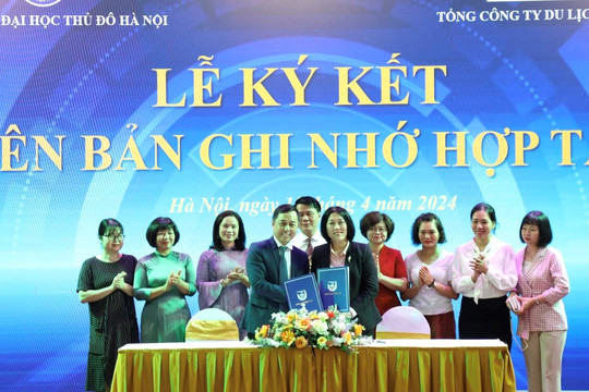 Trường Đại học Thủ đô Hà Nội ký kết hợp tác với 24 doanh nghiệp