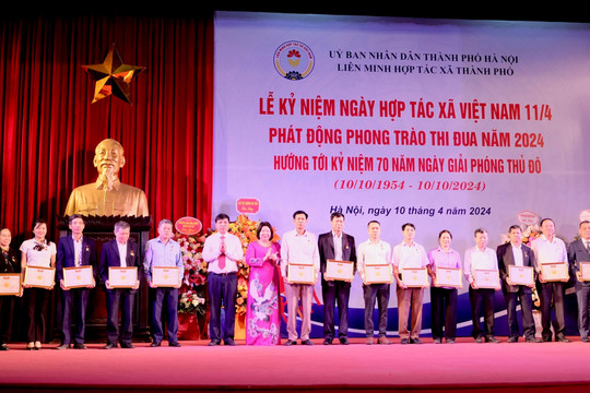 Hà Nội: Doanh thu bình quân của HTX năm 2023 đạt 2.500 triệu đồng