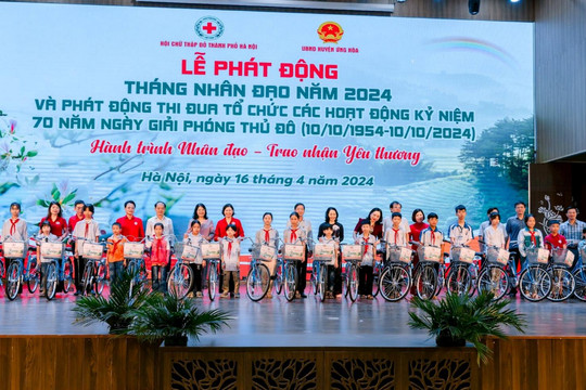 Hà Nội: Phát động Tháng Nhân đạo năm 2024