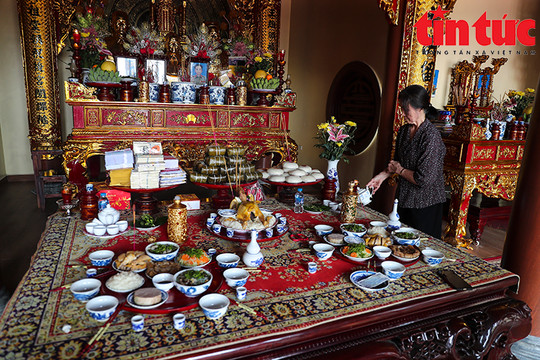 Mâm cơm Giỗ Tổ Hùng Vương - Nét đẹp văn hóa của người dân Phú Thọ
