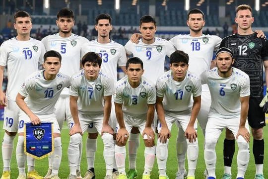 Hạ Kuwait 5-0, U23 Uzbekistan dẫn đầu bảng đấu của U23 Việt Nam