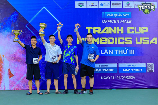 Vinh danh các tay vợt tại Giải quần vợt tranh cúp HoMedics lần thứ III
