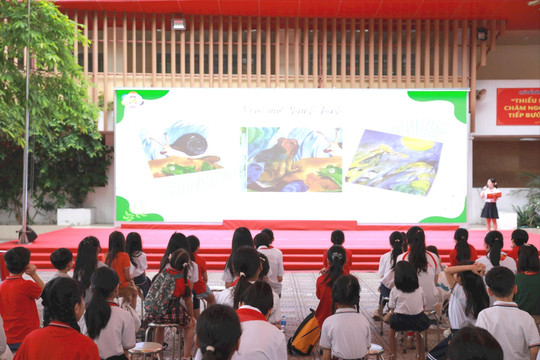 100% học sinh quận Ba Đình tham gia cuộc thi Đại sứ Văn hóa đọc năm 2024