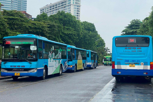 Transerco vận hành 9.500 lượt xe buýt /ngày dịp lễ 30-4