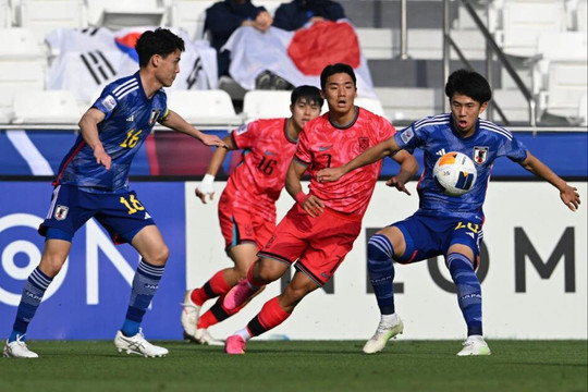 Chơi hơn người, U23 Nhật Bản đánh bại U23 Qatar ở tứ kết giải châu Á